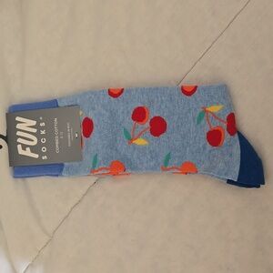 Cherry Crew Socks Fun Cherries 🍒